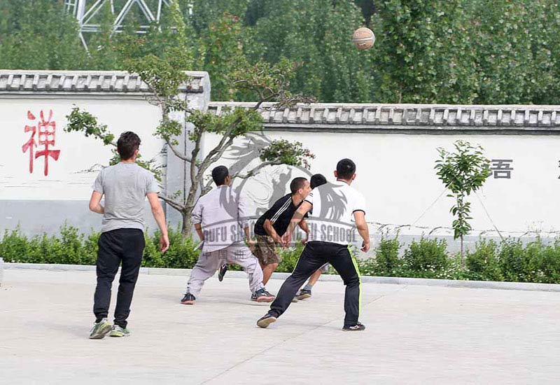 chinese Playing Basketball